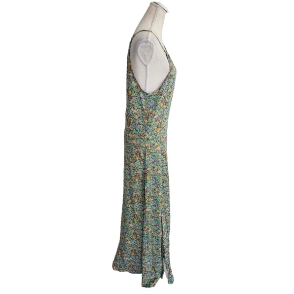 Silk & Salt Floral Halter Split Maxi Dress - Picture 11 of 15